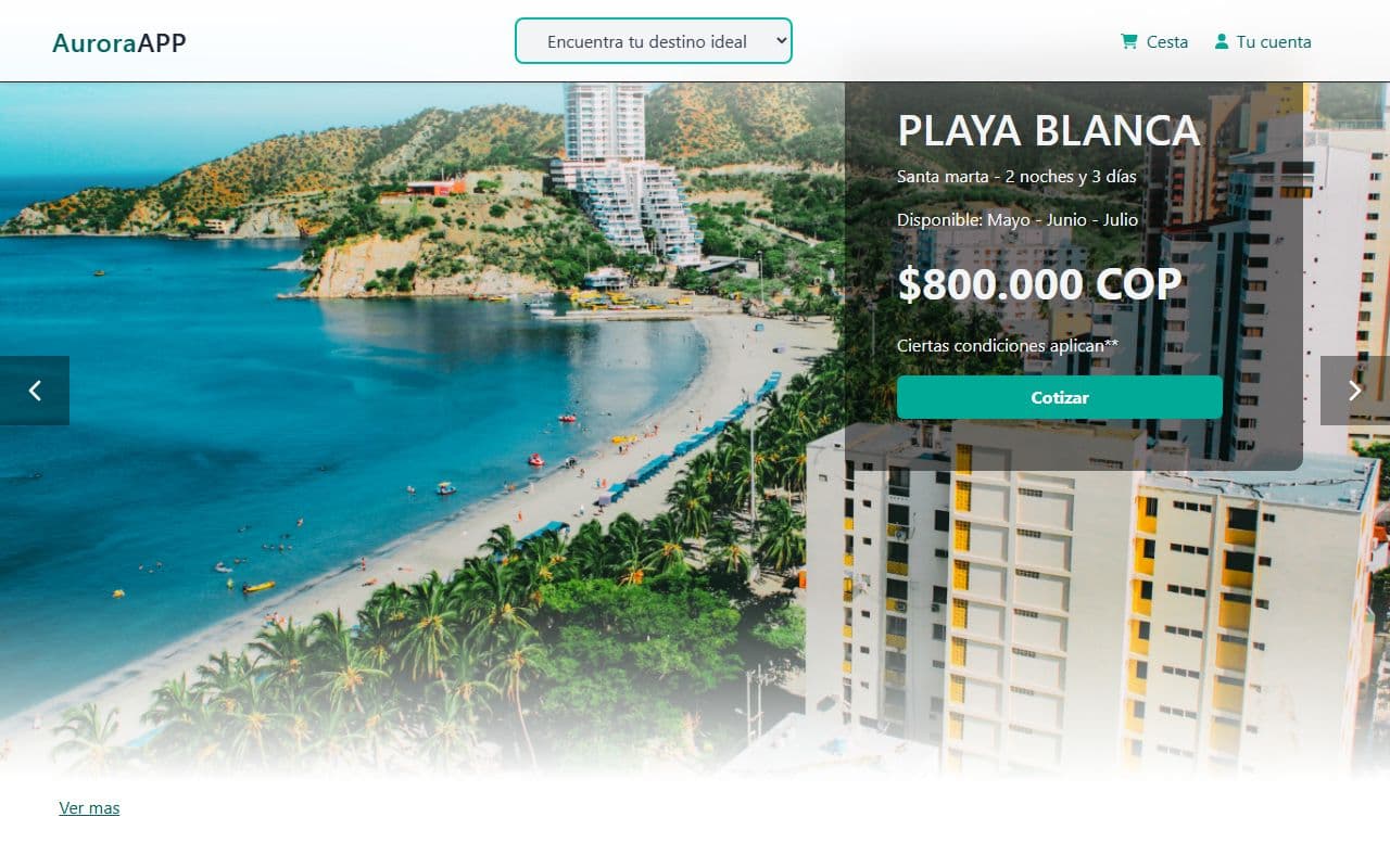 Vista previa de Reservas Online para Hotel Aurora